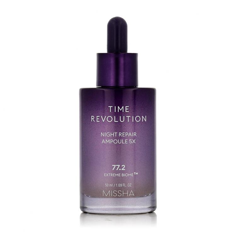Missha Time Revolution Night Repair Ampoule 5X Serum za obraz 50 ml