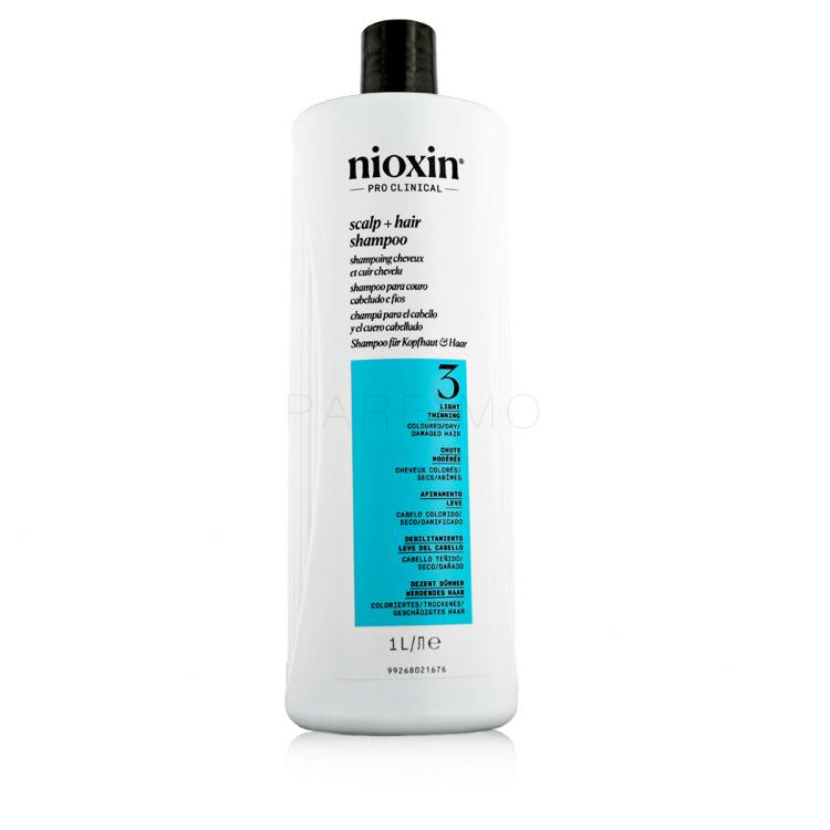 Nioxin System 3 Scalp + Hair Shampoo Šampon za ženske 1000 ml