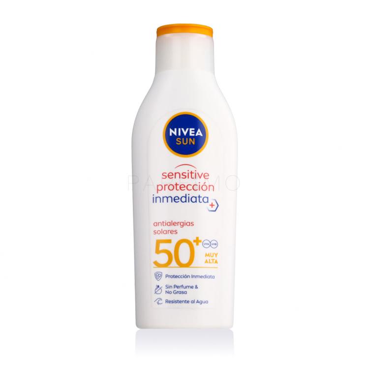 Nivea Sun Sensitive Immediate Protect Lotion SPF50+ Zaščita pred soncem za telo 200 ml