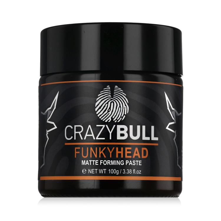 Crazy Bull Funky Head Matte Forming Paste Krema za lase za moške 100 g