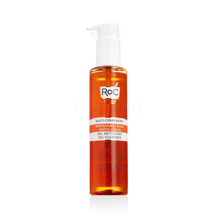 RoC Multi Correxion Revive &amp; Glow Gel Cleanser + Vitamin C Čistilni gel za ženske 177 ml