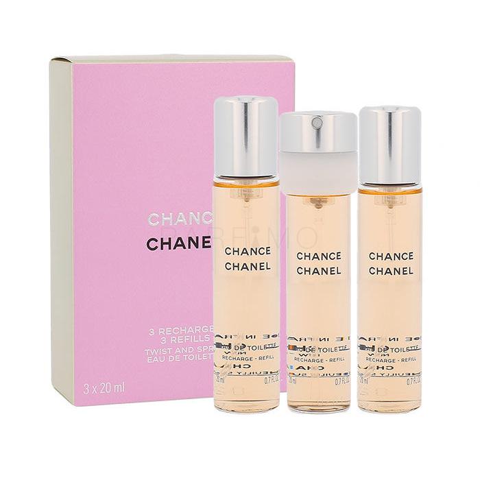 Chanel Chance Toaletna voda za ženske polnilo 3x20 ml