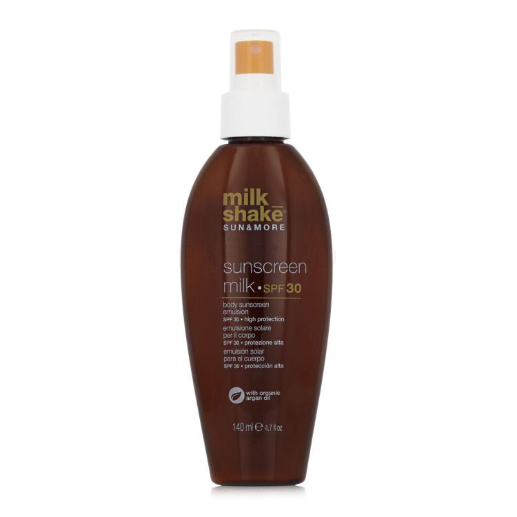 Milk Shake Sun&amp;More Sunscreen Milk SPF30 Zaščita pred soncem za telo 140 ml