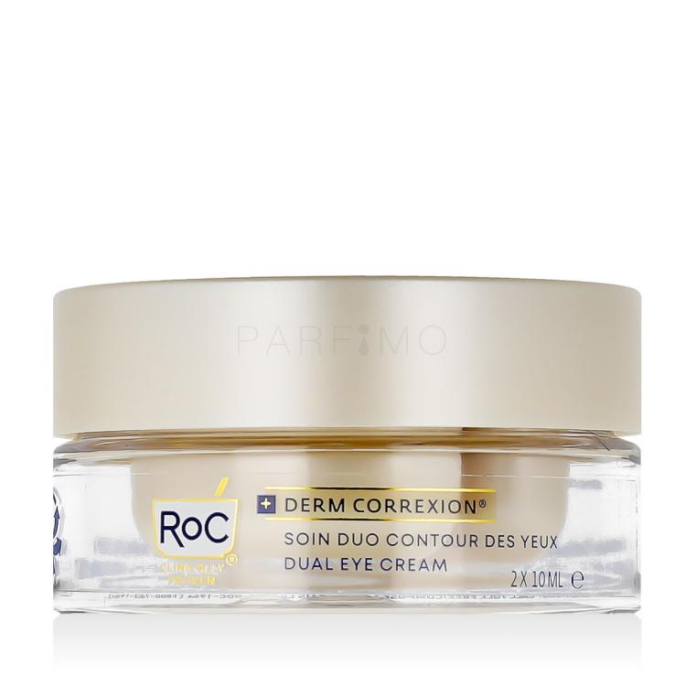 RoC Derm Correxion Dual Eye Cream Krema za okoli oči za ženske 2x10 ml