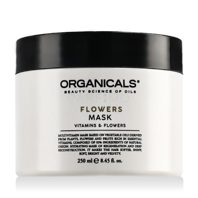 Organicals Flowers Mask Maska za lase za ženske 250 ml