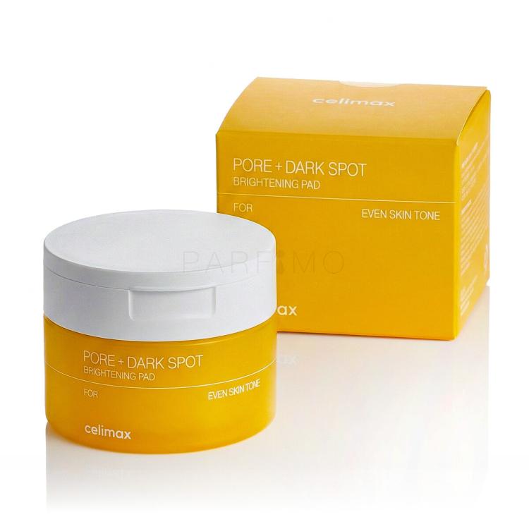 Celimax Pore+Dark Spot Brightening Pad Losjon in sprej za obraz 40 kos