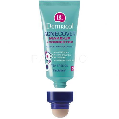 Dermacol Acnecover Make-Up &amp; Corrector Puder za ženske 30 ml Odtenek 2