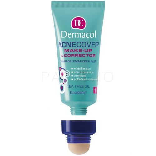 Dermacol Acnecover Make-Up &amp; Corrector Puder za ženske 30 ml Odtenek 1
