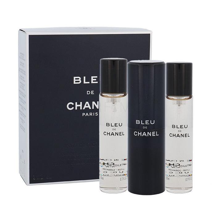 Chanel Bleu de Chanel Toaletna voda za moške &quot;zasuči in razprši&quot; 3x20 ml