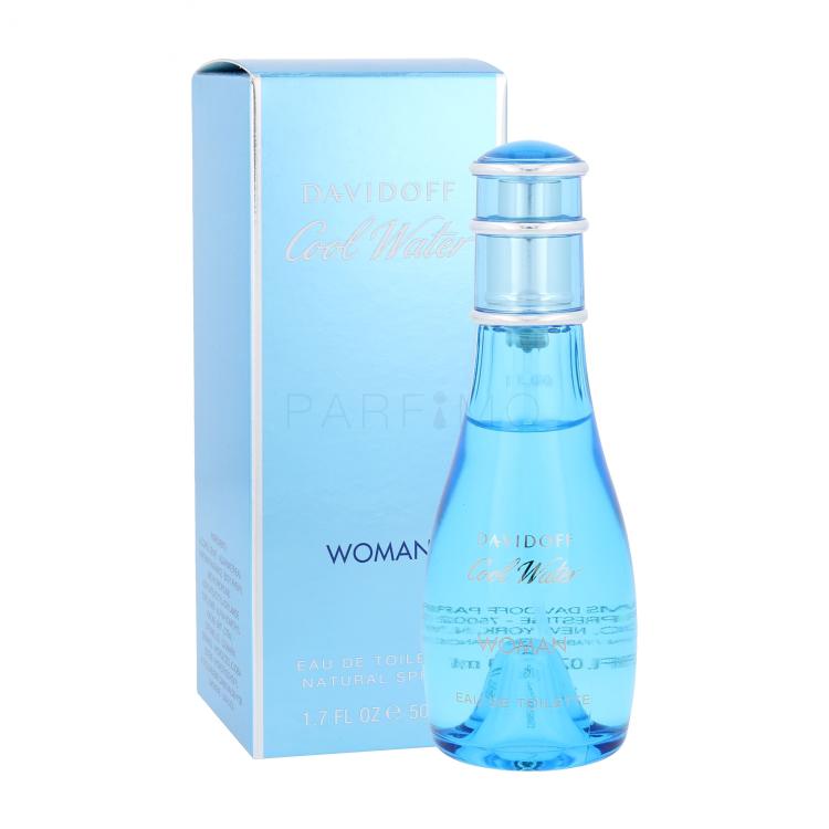 Davidoff Cool Water Woman Toaletna voda za ženske 50 ml poškodovana škatla