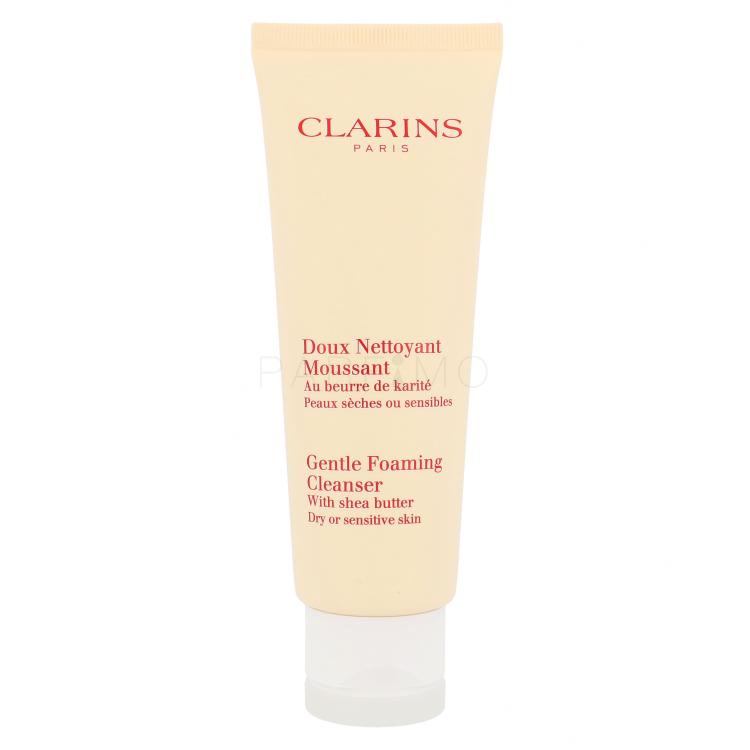 Clarins Gentle Foaming Cleanser Dry Skin Čistilna pena za ženske 125 ml