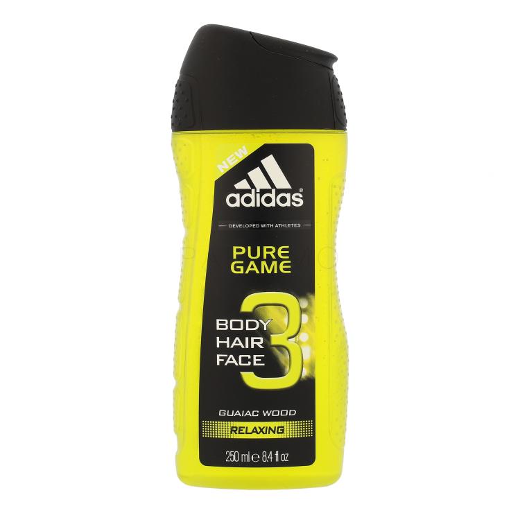 Adidas Pure Game 3in1 Gel za prhanje za moške 250 ml