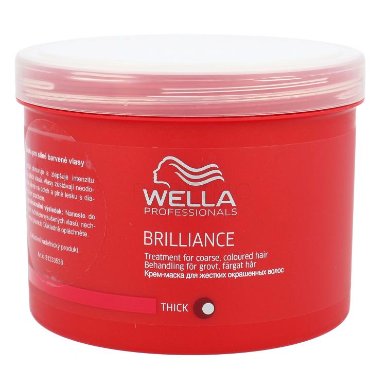 Wella Professionals Brilliance Thick Hair Maska za lase za ženske 500 ml