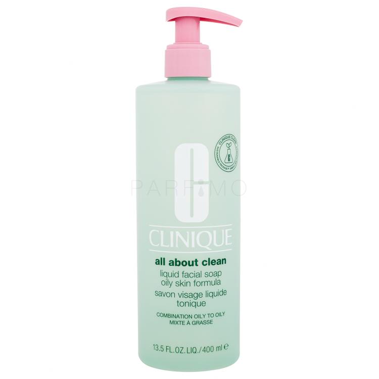 Clinique All About Clean Liquid Facial Soap Oily Skin Formula Čistilno milo za ženske 400 ml