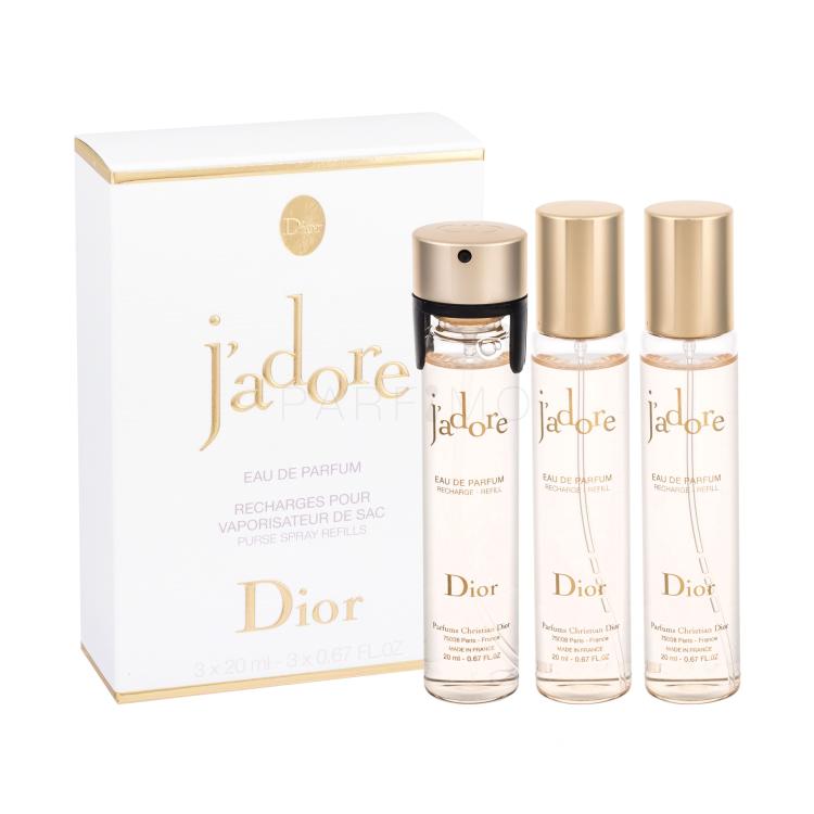 Dior J&#039;adore Parfumska voda za ženske polnilo 3x20 ml