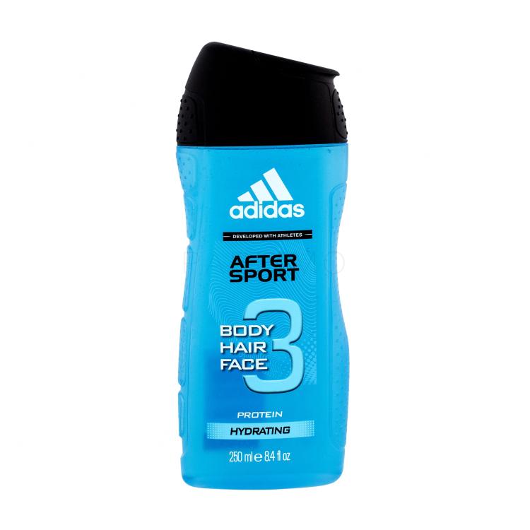 Adidas 3in1 After Sport Gel za prhanje za moške 250 ml