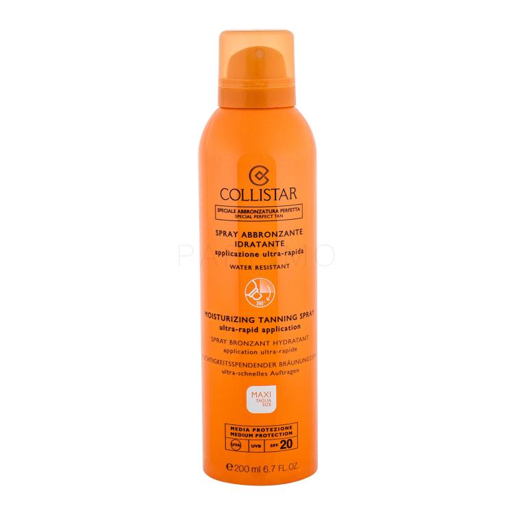 Collistar Special Perfect Tan Moisturizing Tanning Spray SPF20 Zaščita pred soncem za telo za ženske 200 ml