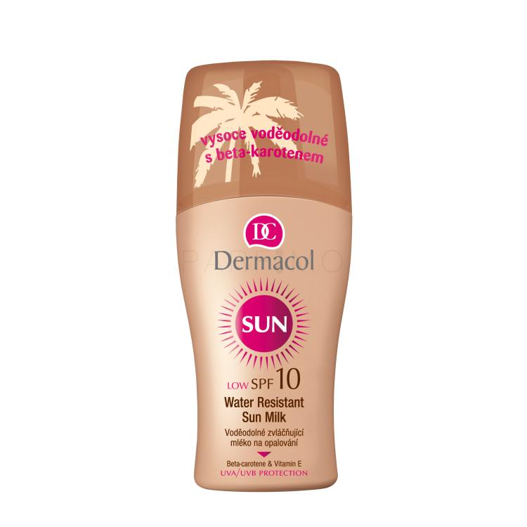 Dermacol Sun Milk Spray SPF10 Zaščita pred soncem za telo za ženske 200 ml