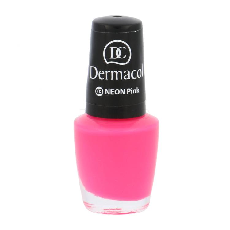 Dermacol Neon Lak za nohte za ženske 5 ml Odtenek 03 Pink