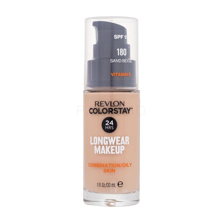 Revlon Colorstay Combination Oily Skin SPF15 Puder za ženske 30 ml Odtenek 180 Sand Beige