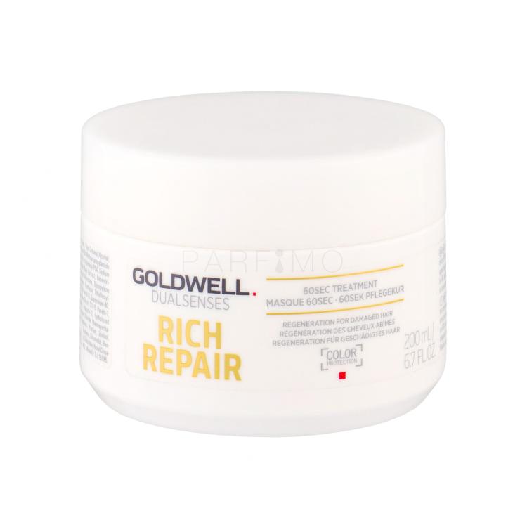 Goldwell Dualsenses Rich Repair 60sec Treatment Maska za lase za ženske 200 ml