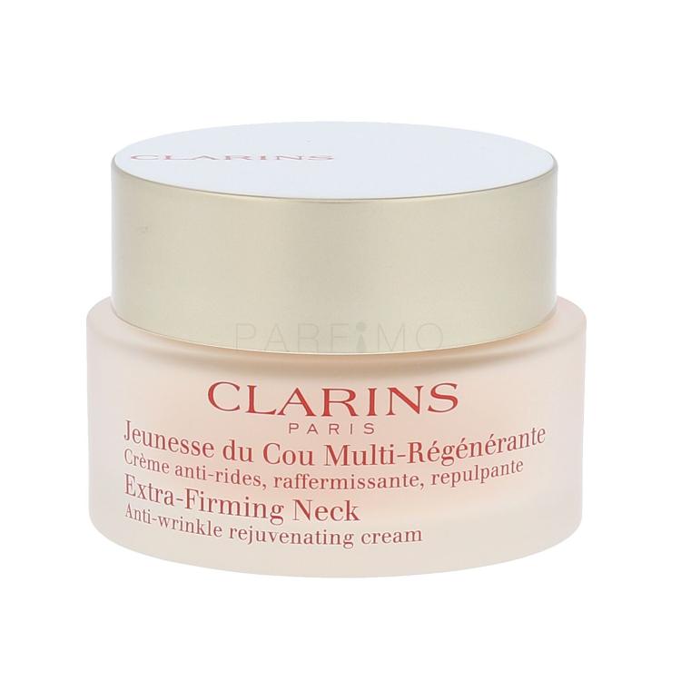 Clarins Extra-Firming Neck Anti-Wrinkle Rejuvenating Cream Krema za vrat in dekolte za ženske 50 ml