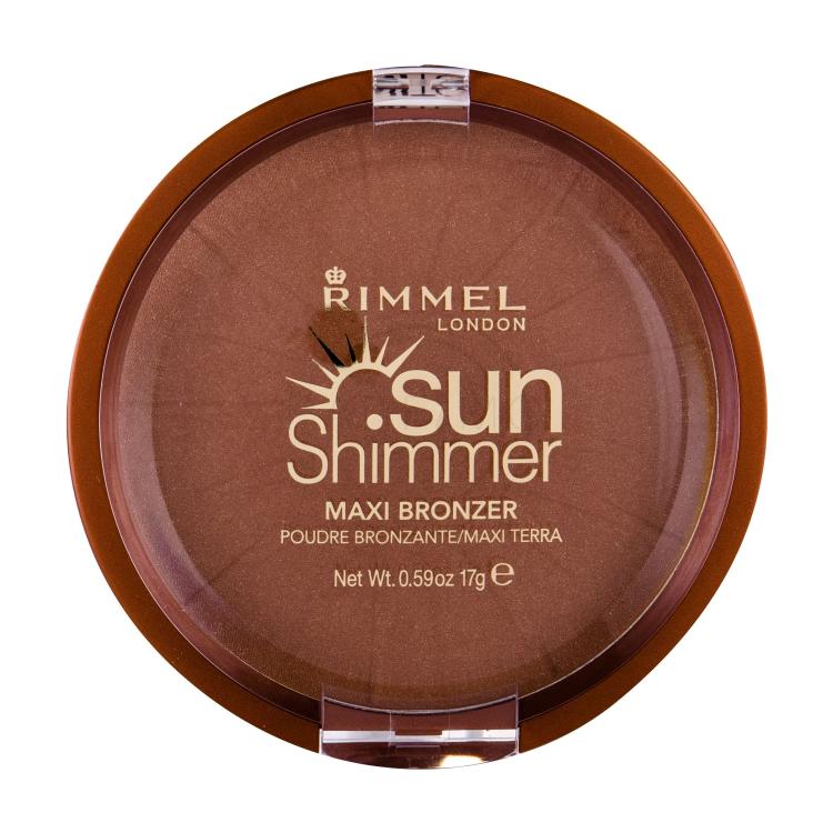 Rimmel London Sun Shimmer Maxi Bronzer za ženske 17 g Odtenek 004 Sun Star