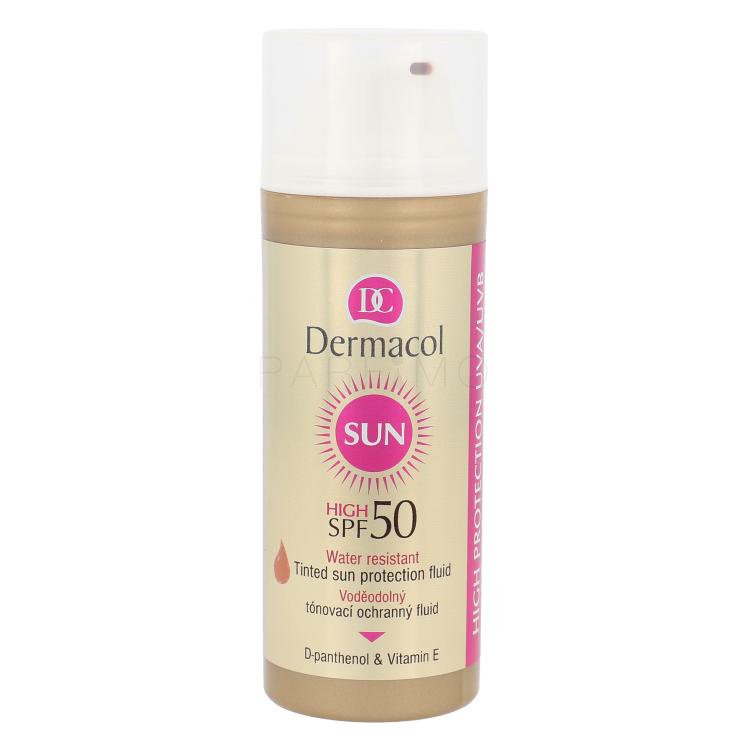 Dermacol Sun SPF50 Zaščita pred soncem za obraz za ženske 50 ml