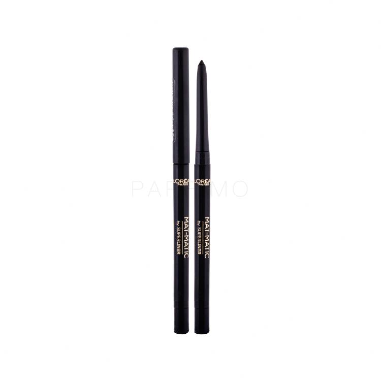 L&#039;Oréal Paris Super Liner Mat-MATIC Svinčnik za oči za ženske 5 g Odtenek Ultra Black
