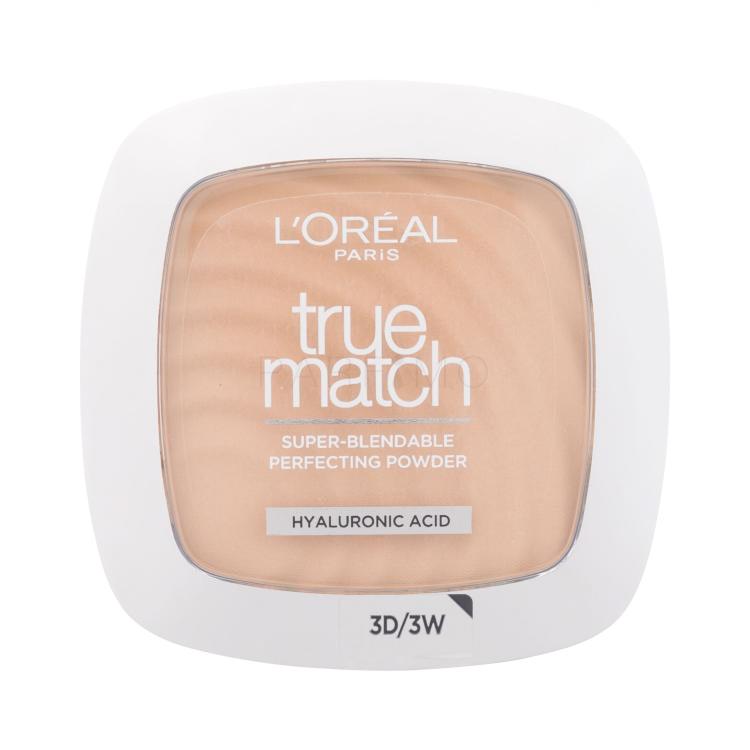 L&#039;Oréal Paris True Match Puder v prahu za ženske 9 g Odtenek 3.D/3.W Dore Warm