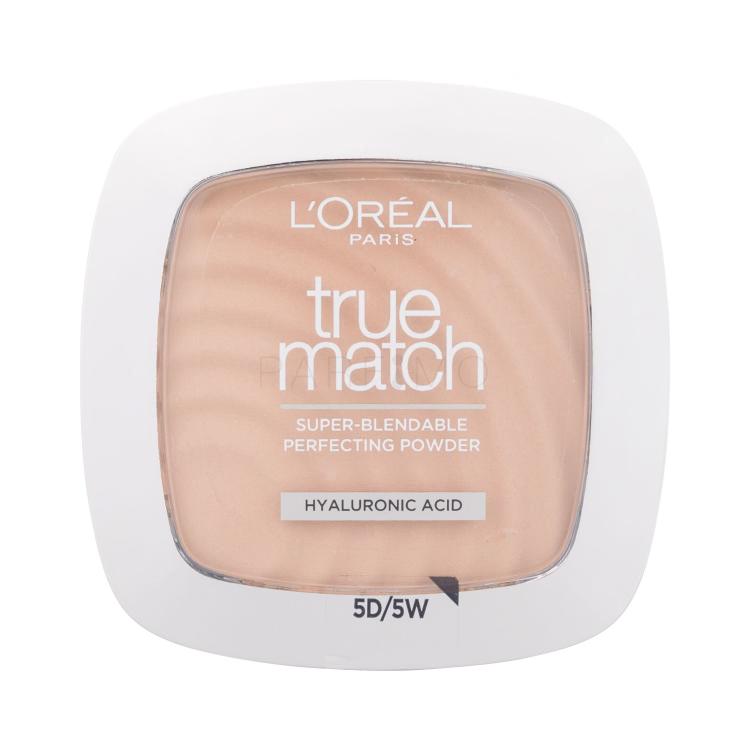 L&#039;Oréal Paris True Match Puder v prahu za ženske 9 g Odtenek 5.D/5.W Dore Warm