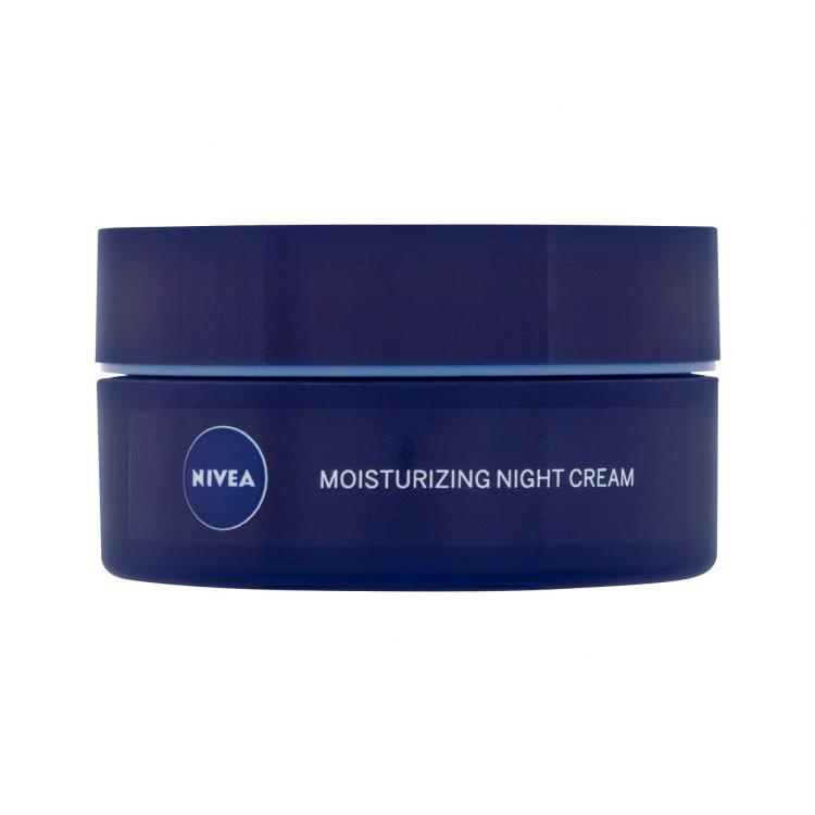 Nivea Moisturizing Night Cream Normal Skin Nočna krema za obraz za ženske 50 ml