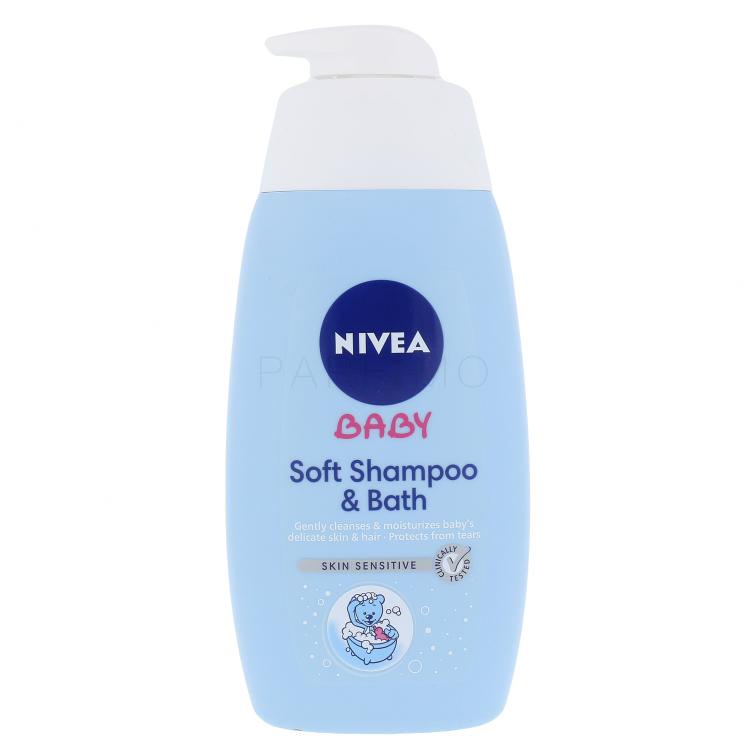 Nivea Baby Soft Shampoo &amp; Bath Šampon za otroke 500 ml