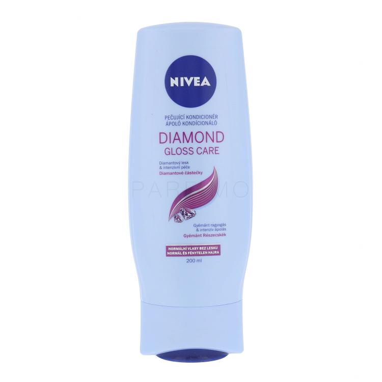 Nivea Diamond Gloss Care Balzam za lase za ženske 200 ml