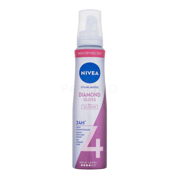 Nivea Diamond Gloss Styling Mousse Oblikovanje pričeske za ženske 150 ml