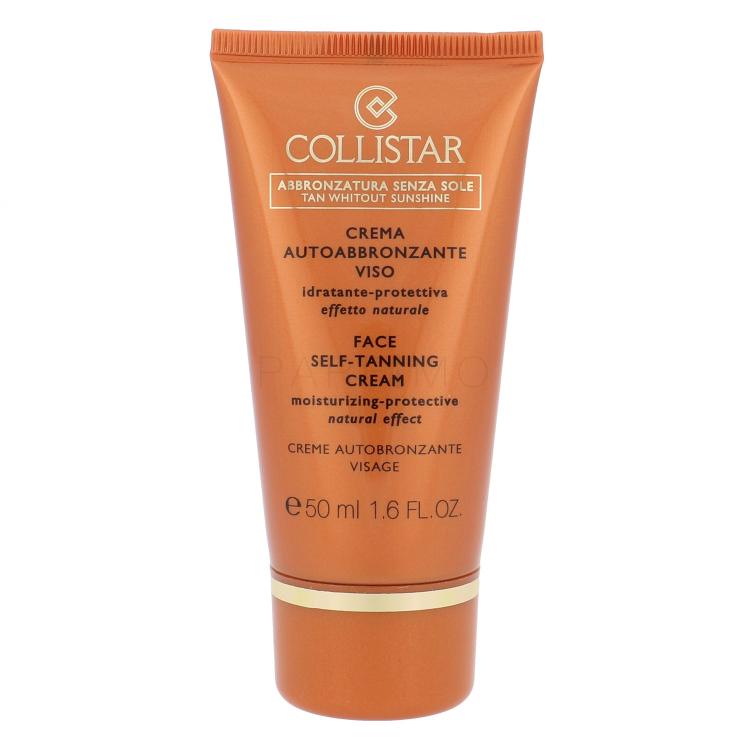 Collistar Tan Without Sunshine Face Self-Tanning Cream Samoporjavitveni izdelki za ženske 50 ml