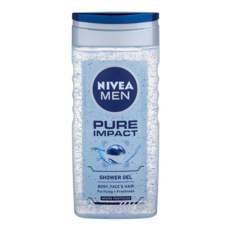 Nivea Men Pure Impact Gel za prhanje za moške 250 ml