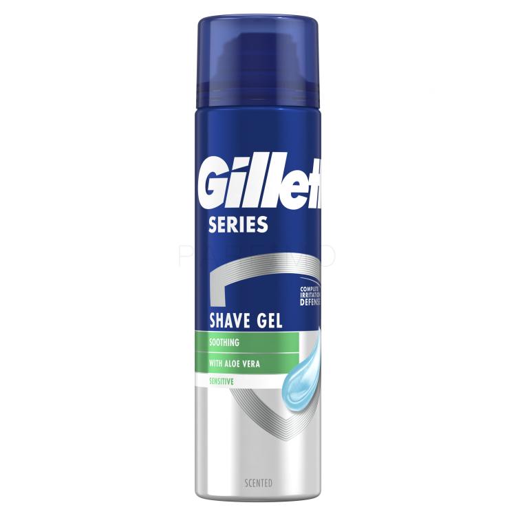 Gillette Series Sensitive Gel za britje za moške 200 ml