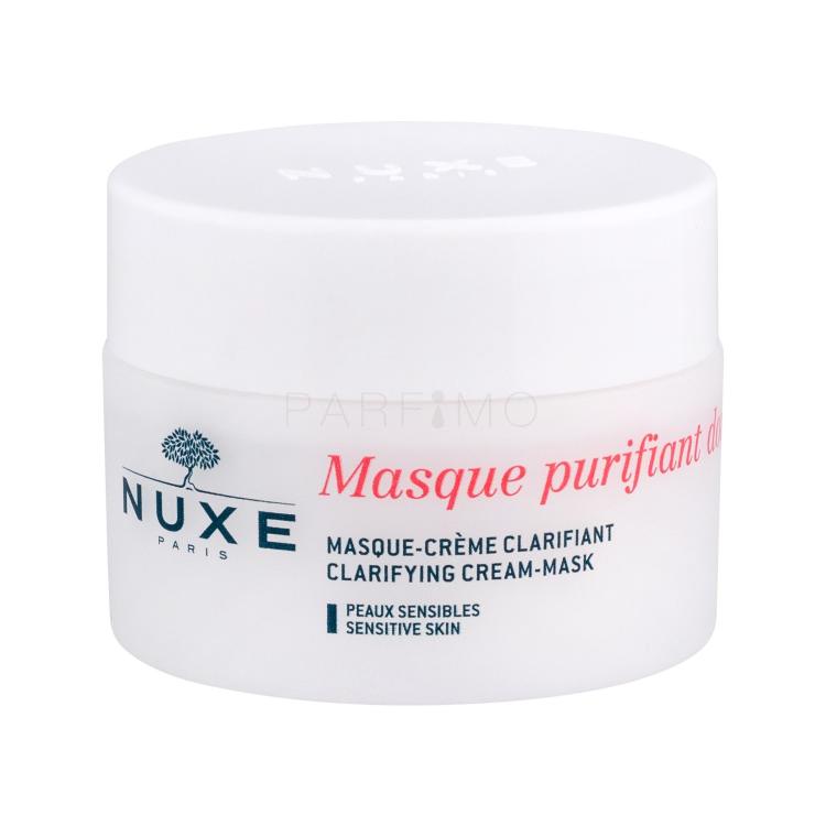 NUXE Rose Petals Cleanser Clarifying Cream-Mask Maska za obraz za ženske 50 ml
