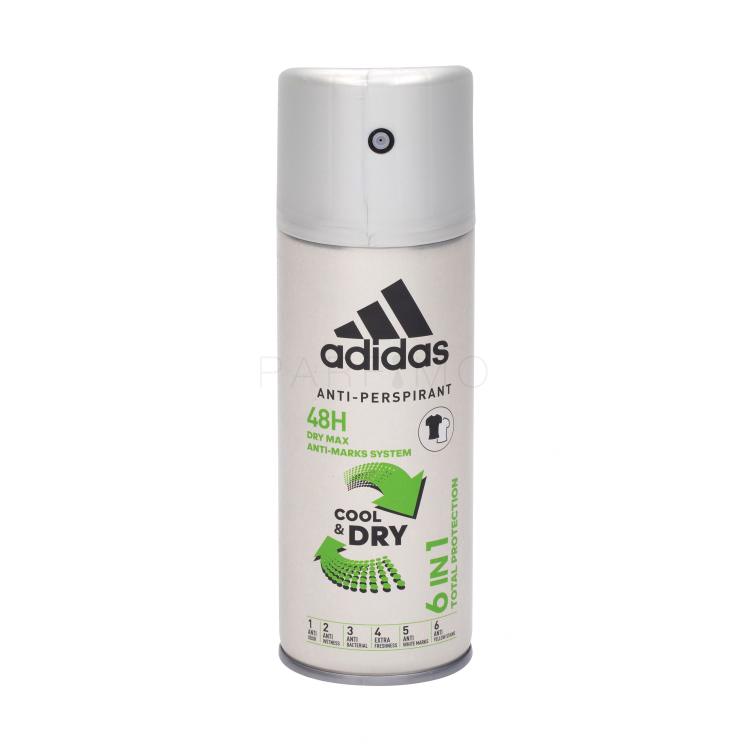 Adidas 6in1 Cool &amp; Dry 48h Antiperspirant za moške 150 ml