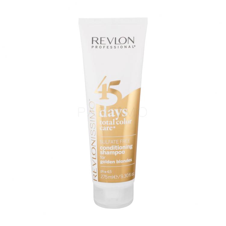 Revlon Professional Revlonissimo 45 Days 2in1 For Golden Blondes Šampon za ženske 275 ml
