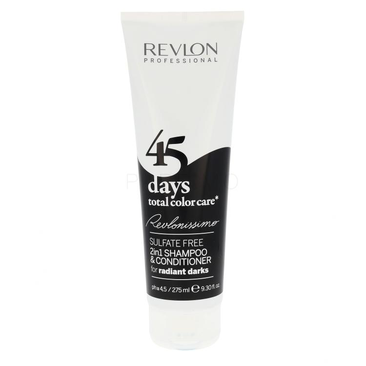 Revlon Professional Revlonissimo 45 Days 2in1 For Radiant Darks Šampon za ženske 275 ml
