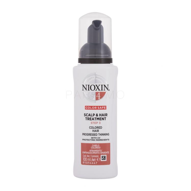 Nioxin System 4 Color Safe Scalp &amp; Hair Treatment Nega brez izpiranja za ženske 100 ml
