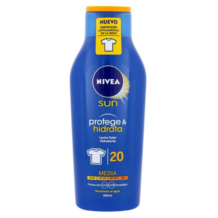 Nivea Sun Protect &amp; Moisture SPF20 Zaščita pred soncem za telo 400 ml