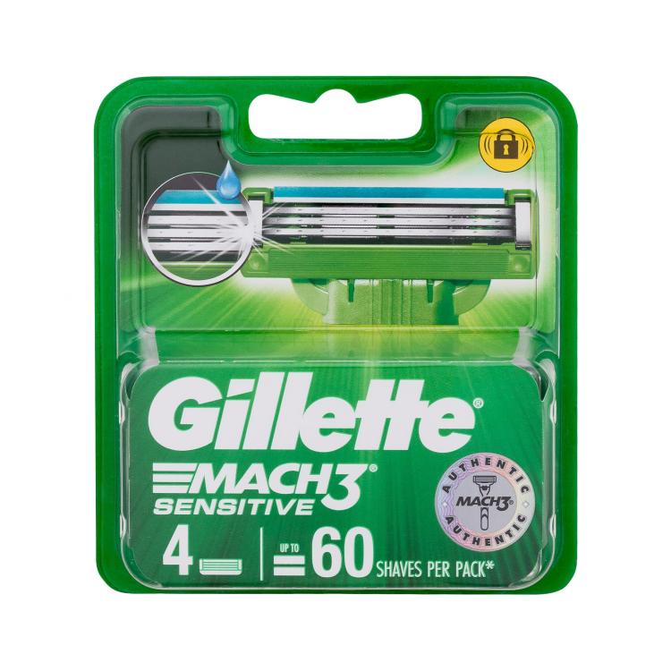 Gillette Mach3 Sensitive Nadomestne britvice za moške Set