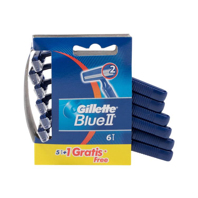 Gillette Blue II Brivnik za moške 6 kos