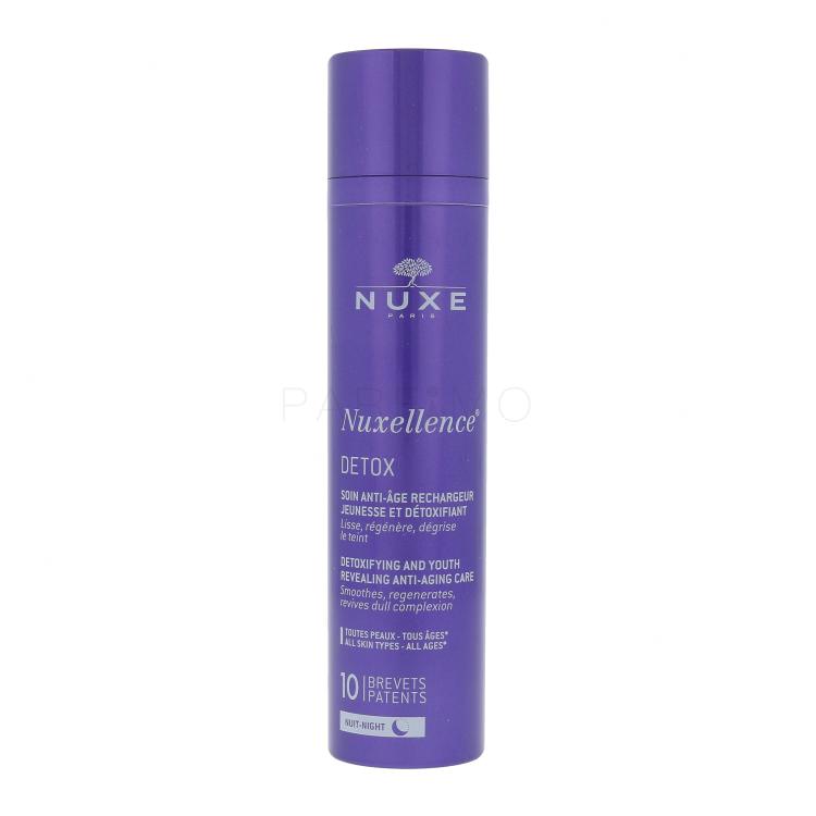 NUXE Nuxellence Detox Anti-Aging Night Care Nočna krema za obraz za ženske 50 ml