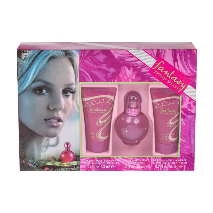 Britney Spears Fantasy Darilni set parfumska voda 30 ml + gel za prhanje 50 ml + krema za telo 50 ml