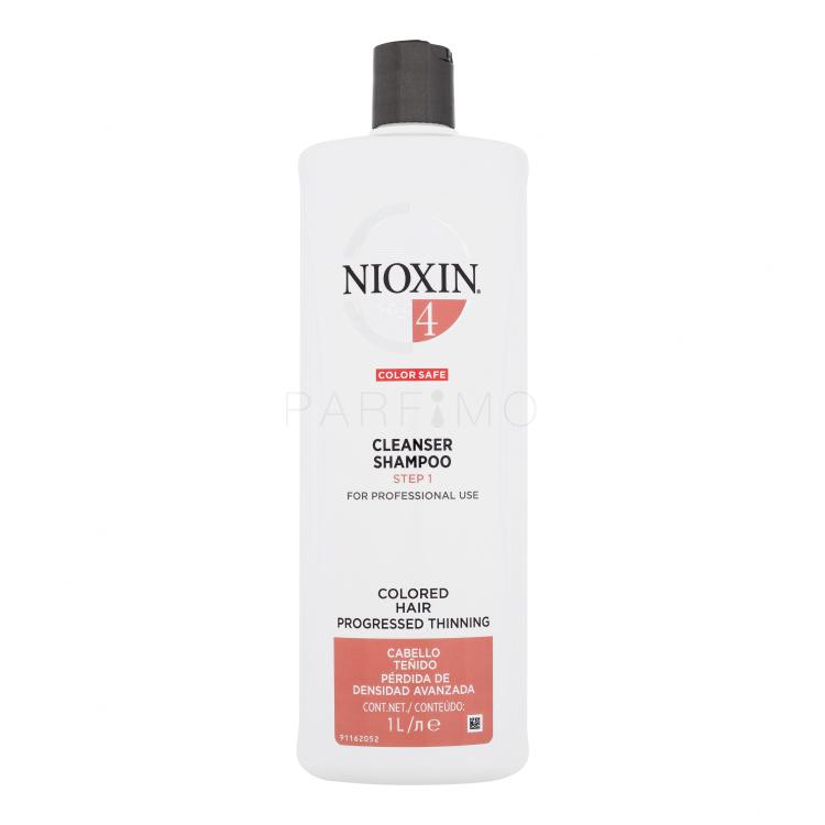 Nioxin System 4 Color Safe Cleanser Shampoo Šampon za ženske 1000 ml