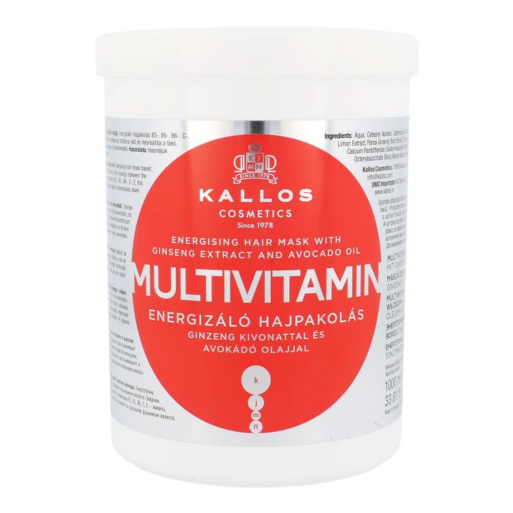 Kallos Cosmetics Multivitamin Maska za lase za ženske 1000 ml